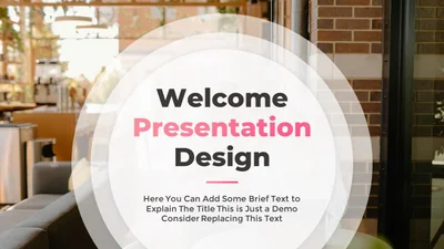 Simple Business Plan Presentation Welcome Slide