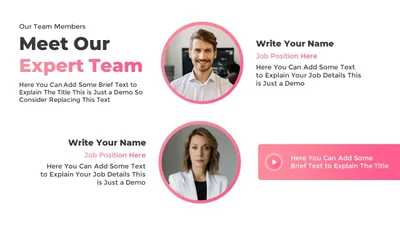 Business Team Intro Slide Template