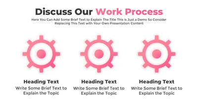Gear Infographic Slide Template
