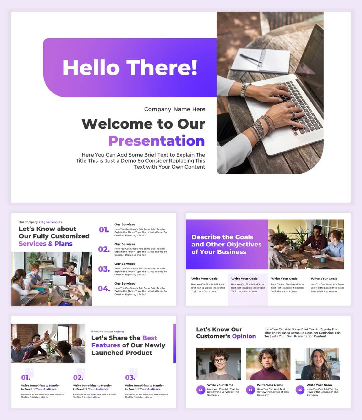 Company Overview Presentation for Google Slides