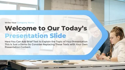 Intro Slide for Startup Business Plan Presentation