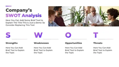 Free SWOT Template for Google Slides Presentation