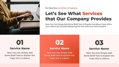 Infographic List with 3 Options for Google Slides Presentation