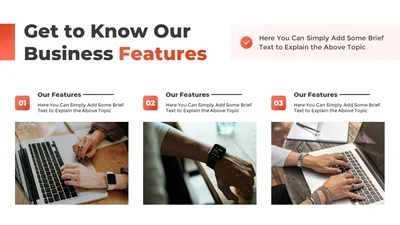 Bullet Points or Showcase Features in Google Slides Presentation