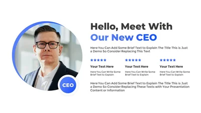 Meet the CEO Template for Google Slides Presentation