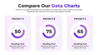 Data and Chart Template for Business Overview Presentation