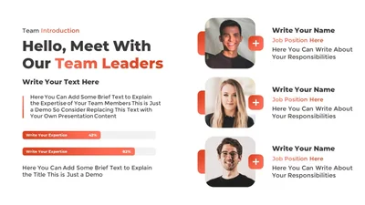 Meet the Team Template for Google Slides and PowerPoint