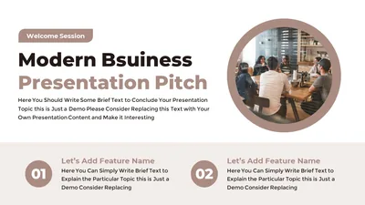 Modern Business Proposal Cover Slide