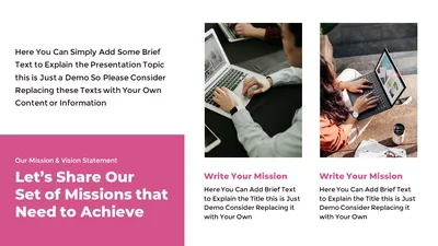 Mission and Vision Statement Slide