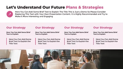 Future Plans and Strategies Slide